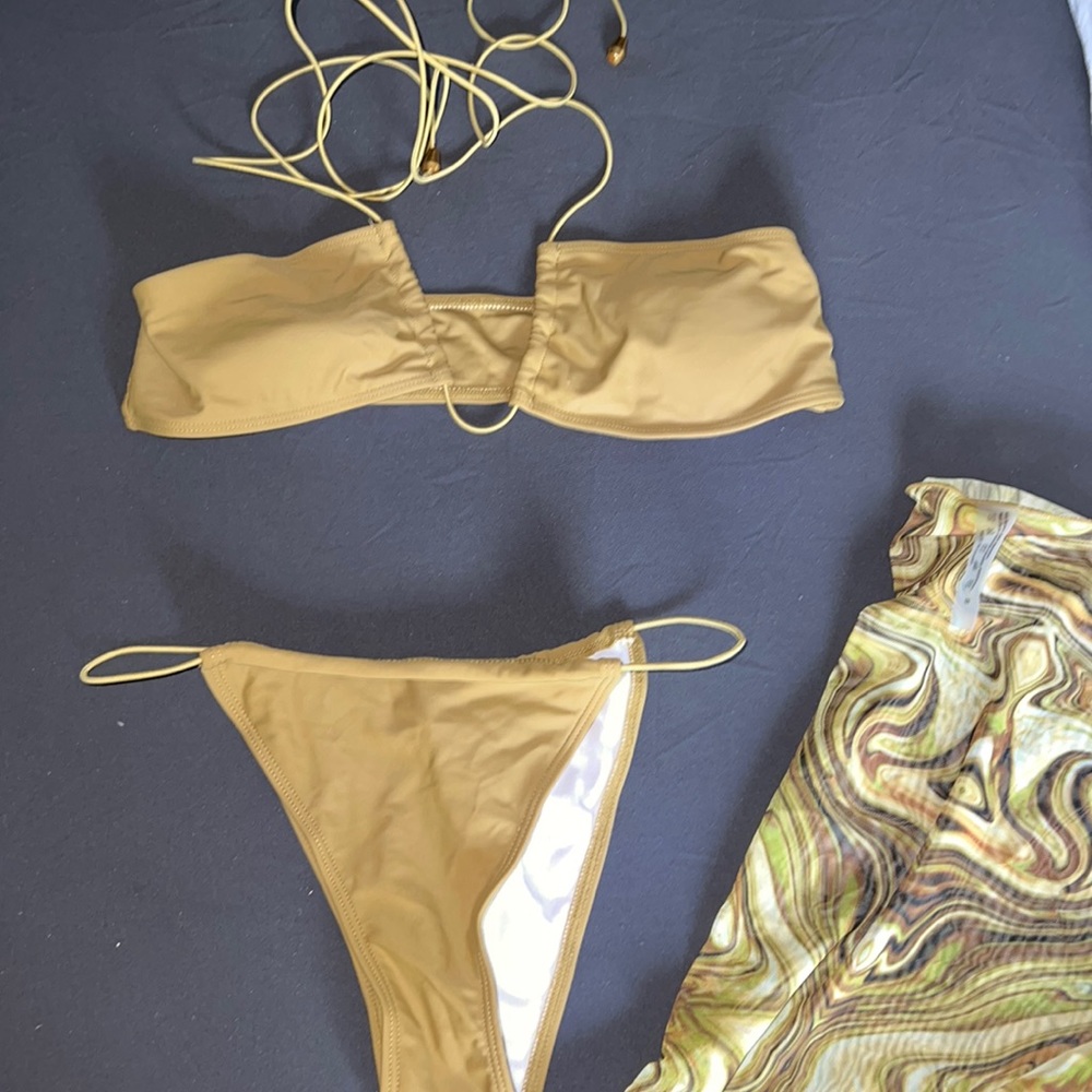 Never worn 3 piece bathingsuit from shein